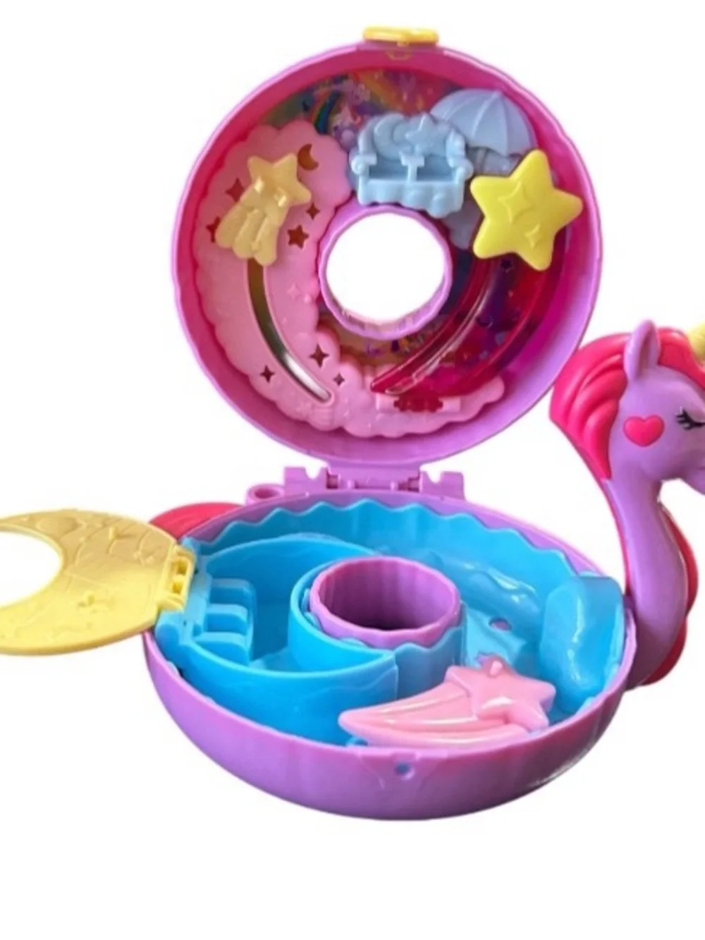 Polly Pocket Playhouse 2022 Mattel 11 Piece Set Dolls Furniture Mini Toys